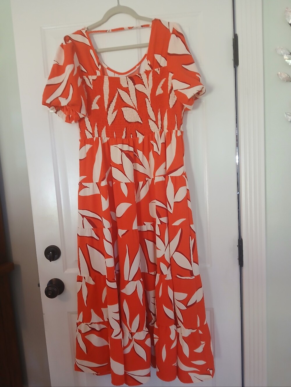 Maxi Dress Puff Sleeves